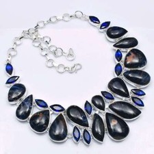 Collier Fait Main En Sodalite