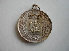 Médaille bronze argenté - SOUVENIR de BRUXELLES- Exposition Universelle 1897