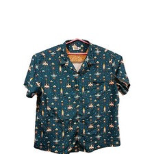 Geek Tropical Atari Galaga Game Design Hawaiian Men's 3XL