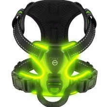 Harnais Lumineux LED , Gilet Marche La Nuit , Gilet 3  Éclairages Sécurité Chien