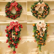 Couronne de Noël en rotin