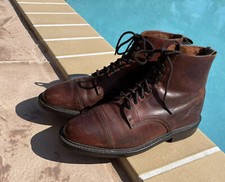 CHURCH'S SPORT HANDMADE BROWN LEATHER LACED UP BOOTS SHOE Sz 8.5MADE IN ENGLAND