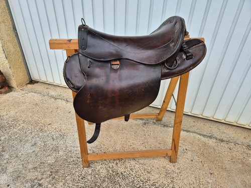 Selle cheval militaire - selle,