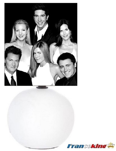 Lampe chevet friends - lampe,