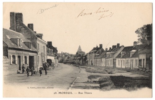 Cpa moreuil 28 - 80, (somme)