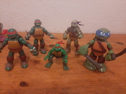Lot figurines tortues ninja - figurines,