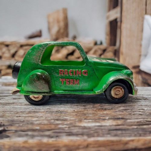 Citroën 2cv racing - racing, vert