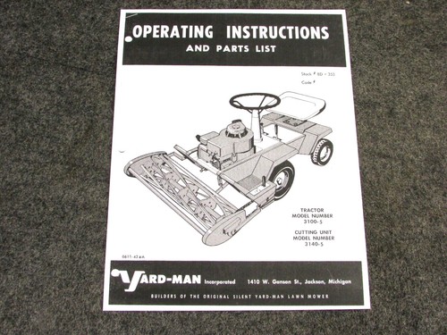 Yard man riding mower - yard-man,