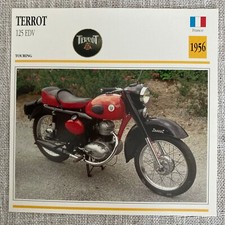Terrot 125 EDV Touring 1956 France Edito Service Atlas Motorcycle Card