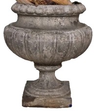 Vase Médicis Fonte Antique Garden Napoléon III Empire Décoration de Jardin