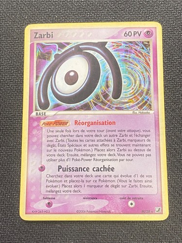 Carte pokémon zarbi - carte, m/28