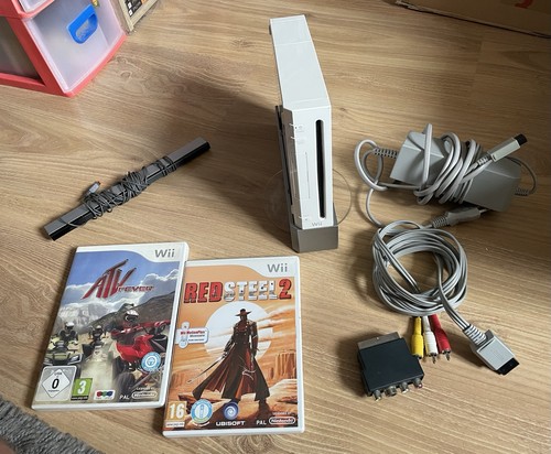 Console wii blanche avec - console,