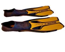 BEUCHAT - PALMES X-VOYAGER POUR PLONGEE & SNORKELING - P. 46 / 47  ORANGE / NOIR