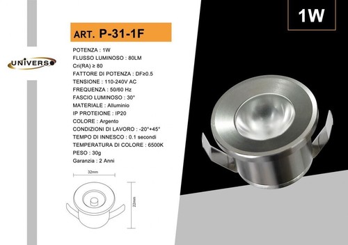 Mini spot led - led, universo
