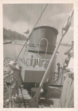 OLD PHOTOGRAPH 1951 GUIANA ON THE RIVER OYAPOCK AVISO BRAZILIAN