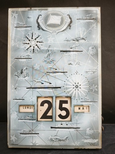 Calendrier perpétuel french - calendrier,
