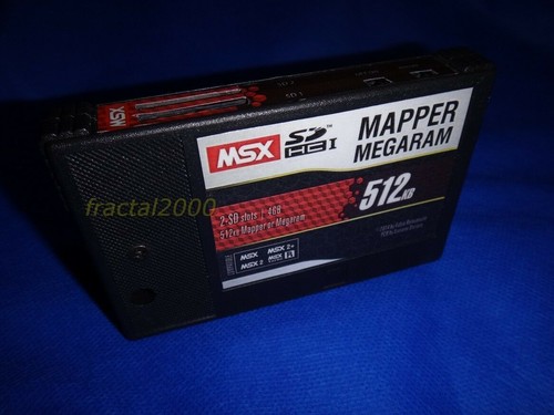 Msx mapper megaram 512kb - sd,