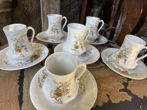 Lot tasses porcelaine - 6,