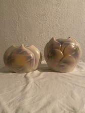 2 Vases  EN FAIENCE style art