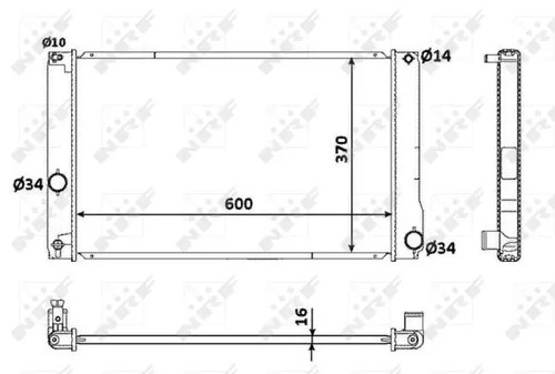 Radiateur eau grille de - grille,
