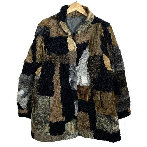 Manteau chic astrakan - manteau,