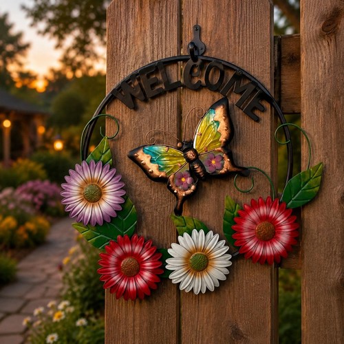 Décor mural papillon - décor, en