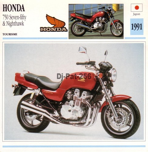 Fiche moto honda cb 750 - honda,