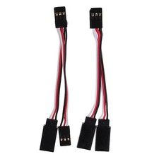 2 En 1 RC Servo Covert Line Câble Adaptateur Mâle Femelle Câble 80mm Pour