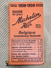 1938-1939 Michelin Guide- Belgium, Luxembourg-Hollande
