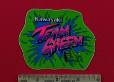 KAWASAKI TEAM GREEN Vintage Motocross Enduro STICKER KX125 KX250 KDX200 KDX250