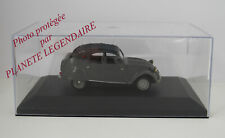 Miniature IXO Citroen 2HP Car with Trunk Box 1/43rd Scale Diecast Metal