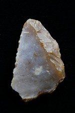 Mousterian Point in translucent Flint - Silex - Indre-et-Loire - France - 94mm