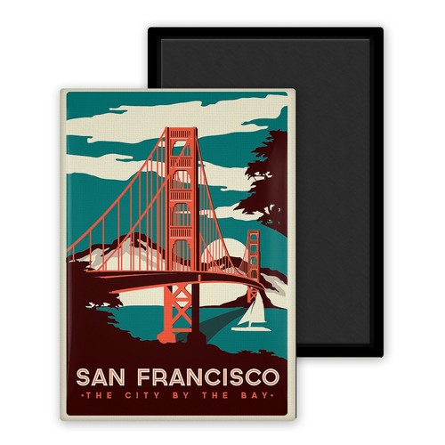 San francisco vintage - san, vintage-magnet