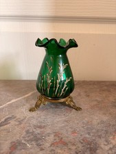 Ancien Vase Vert Verre