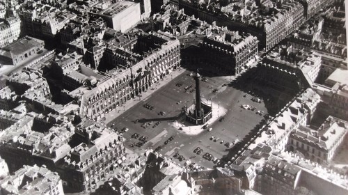Ancienne photo aérienne - ancienne,
