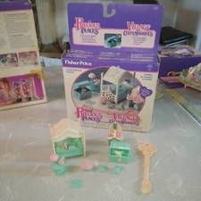 PRECIOUS PLACES village aux clefs magiques FISHER PRICE 1988 - CANOPY BEDROOM