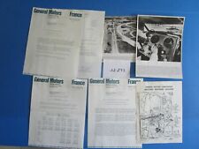 N°12273 /   GENERAL MOTORS FRANCE juin 1964  photos,informations
