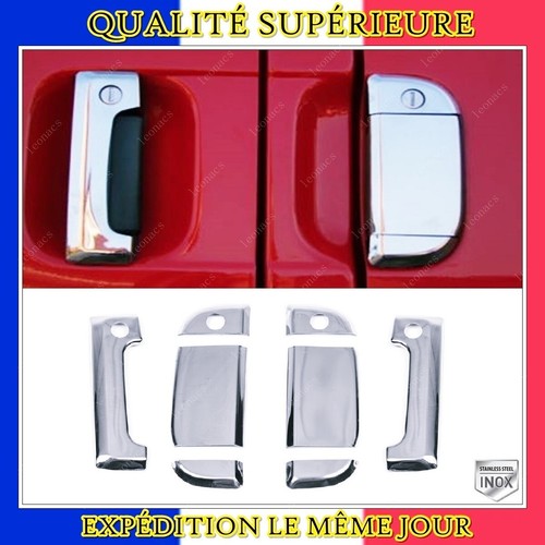 Chrome couvre poignees porte - 4,
