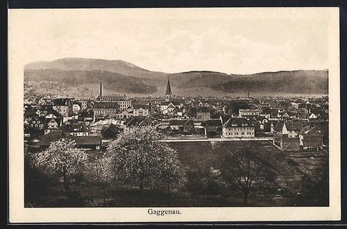Gaggenau vue générale - gaggenau,, avec