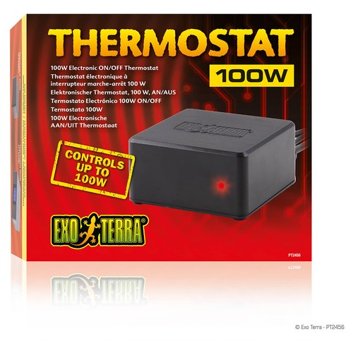 Exo terra thermostat - 100w, pour