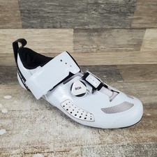 Louis Garneau Tri Air Lite XZ Mens Cycling Shoes Sz 9 White Boa Closet Sneakers