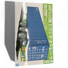 Aoshima 40Feet Maritime Container Trailer Plastic Model