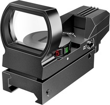 Feyachi RS28 Red Dot Sight 4 Reticle 5 Brightness Settings Red Dot Sight Tactica