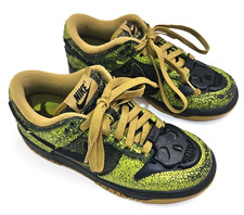 Nike Dunk Low Halloween Skull Black Green Men's 3.5 HV6103-300