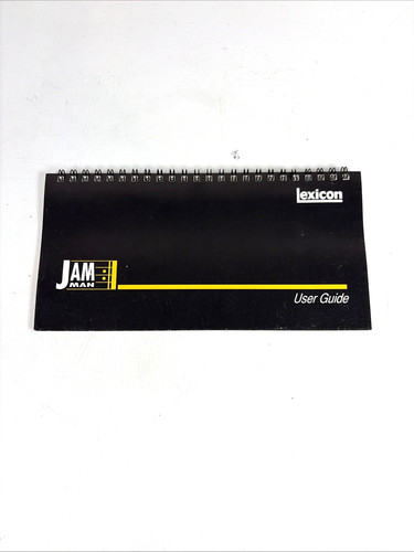 Vintage lexicon jam man user - vintage,