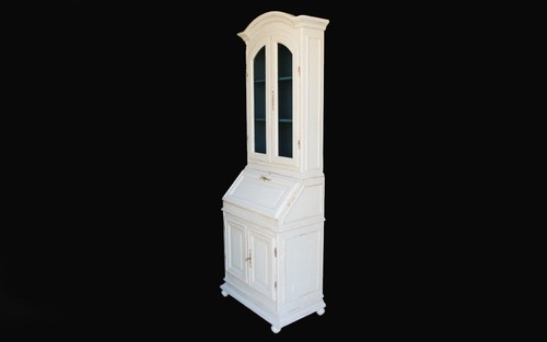 Vitrine secrétaire bois peint - bois,