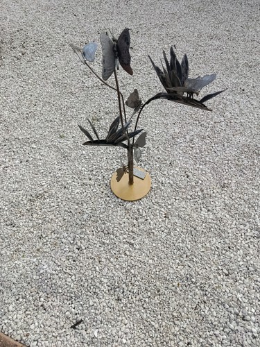 Arbre papillons avec fleurs - avec,