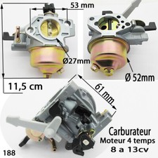 Carburateur avec robinet piece