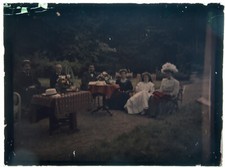 Autochrome Scène familiale «