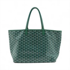 Goyard Saint Louis PM PVCx leather Tote bag Green